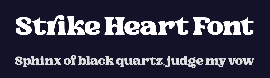 Strike Heart Font by timelesstype.co — Serif Font — thumbnail 2