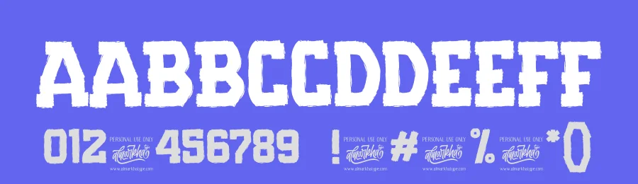 Strikeoff – Rough Display Font by Almarkha Type — Display Font — thumbnail 3