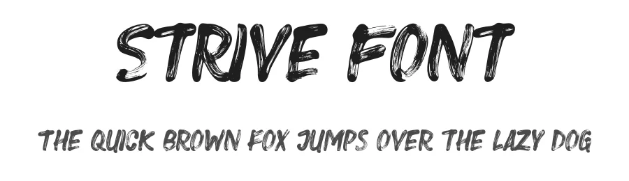 Strive Font by Surplus Type Co — Display Font