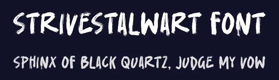 Strivestalwart Font by Artnivora Studio — Script Handwritten Font — thumbnail 2