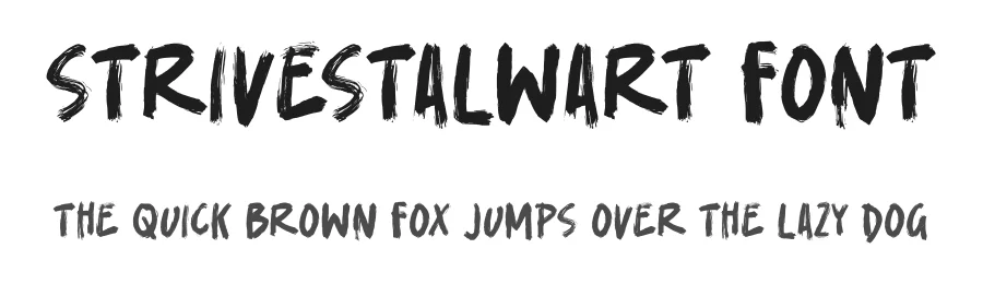 Strivestalwart Font by Artnivora Studio — Script Handwritten Font