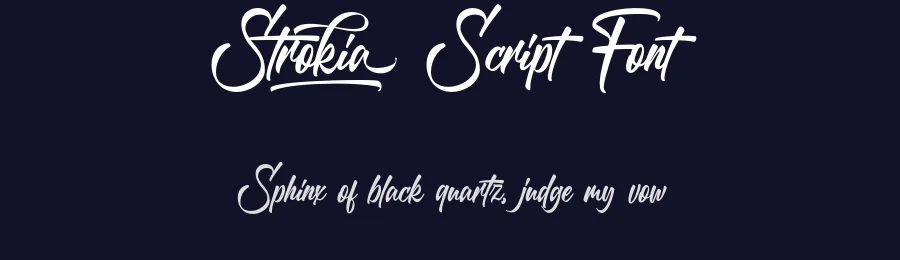 Strokia Script Font by RNDI Type Foundry — Script Handwritten Font — thumbnail 2
