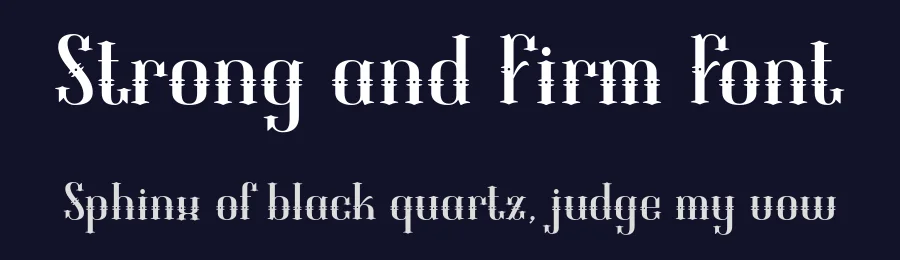 Strong and Firm Font by Anto (7NTypes) — Display Font — thumbnail 2