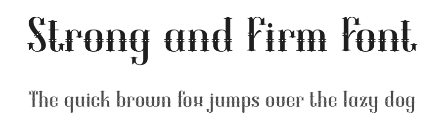 Strong and Firm Font by Anto (7NTypes) — Display Font