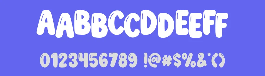 Strong Bubble Font by Siapgraph — Display Font — thumbnail 3