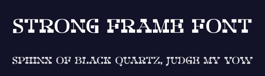 Strong Frame Font by Storytype — Display Font — thumbnail 2