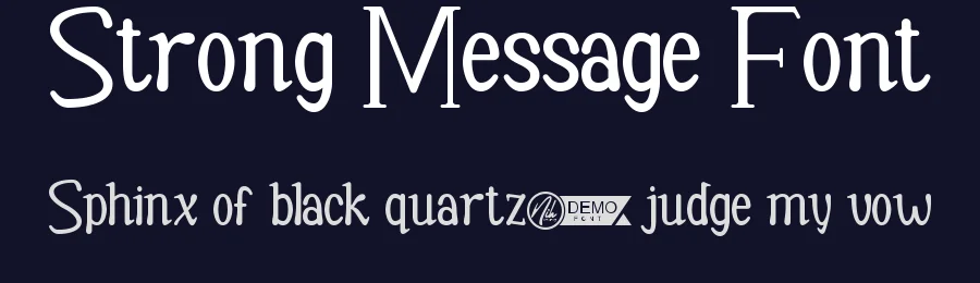 Strong Message Font by nihstudio — Serif Font — thumbnail 2