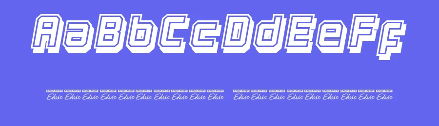 Strong Shade Font by edricstudio — Decorative Font — thumbnail 3