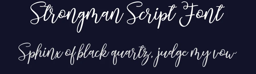 Strongman Script Font by Areatype — Script Handwritten Font — thumbnail 2