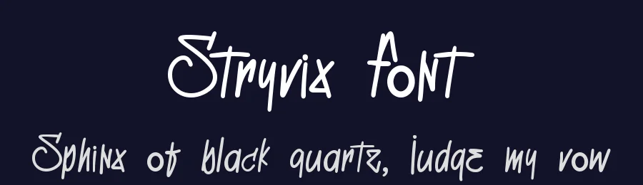 Stryvix Font by Dm Studio — Decorative Font — thumbnail 2