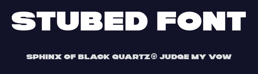 Stubed Font by Wasabib Studio — Sans Serif Font — thumbnail 2