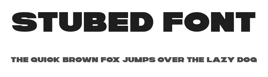 Stubed Font by Wasabib Studio — Sans Serif Font