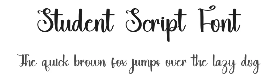 Student Script Font by inermediaSTUDIO — Script Handwritten Font