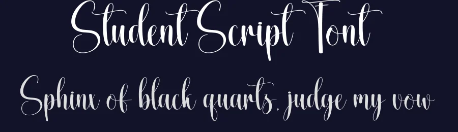 Student Script Font by creativeletter — Script Handwritten Font — thumbnail 2