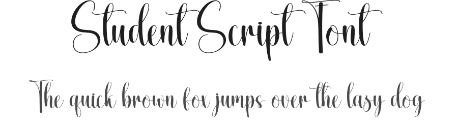 Student Script Font by creativeletter — Script Handwritten Font