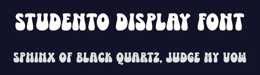 Studento Display Font by Siapgraph — Display Font — thumbnail 2