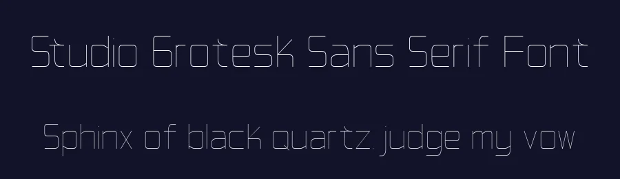 Studio Grotesk Sans Serif Font by jetsmax — Sans Serif Font — thumbnail 2