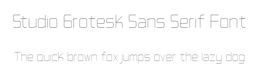 Studio Grotesk Sans Serif Font by jetsmax — Sans Serif Font