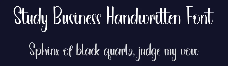 Study Business Handwritten Font by inermediaSTUDIO — Script Handwritten Font — thumbnail 2