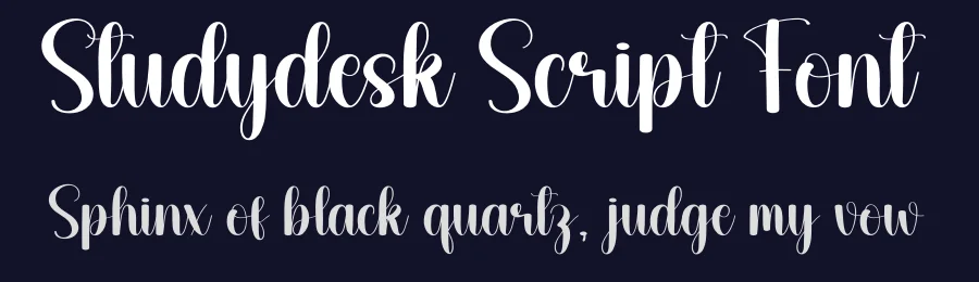 Studydesk Script Font by andikastudio — Script Handwritten Font — thumbnail 2