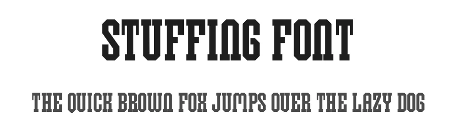 Stuffing Font by Almairatype — Display Font