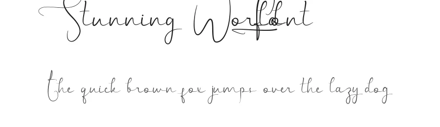 Stunning World Font by edricstudio — Script Handwritten Font