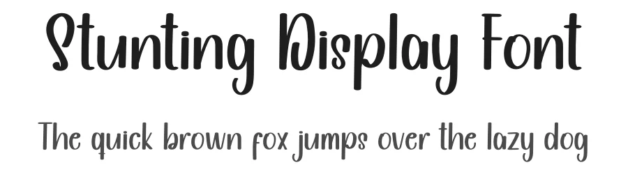 Stunting Display Font by inermediaSTUDIO — Script Handwritten Font