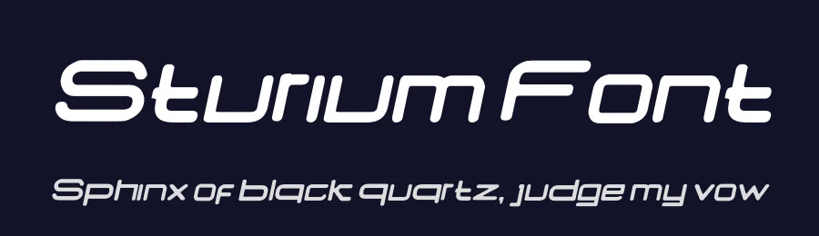 Sturium Font by letterfiastudio — Display Font — thumbnail 2