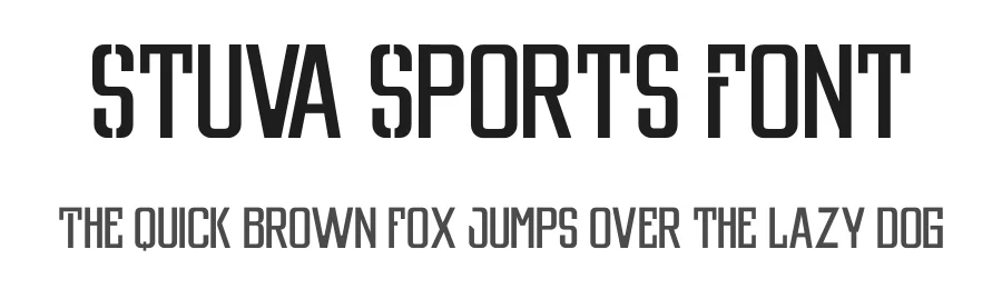 Stuva Sports Font by Illushvara Design — Display Font