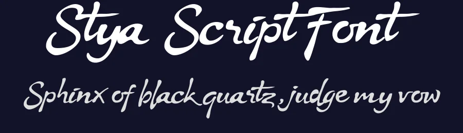 Stya Script Font by menangan studio — Decorative Font — thumbnail 2