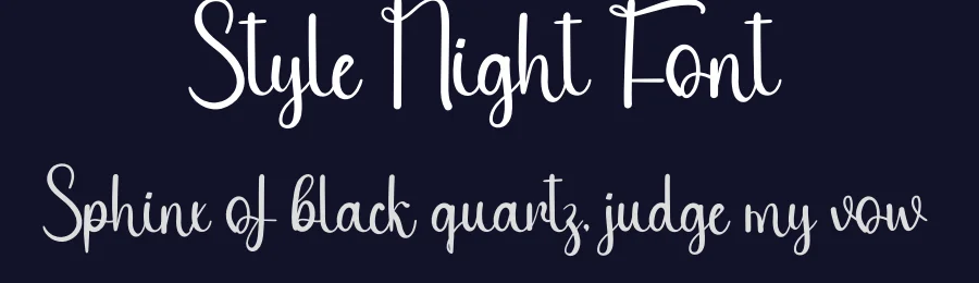 Style Night Font by andikastudio — Script Handwritten Font — thumbnail 2