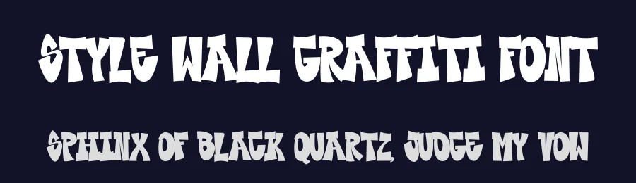 Style Wall Graffiti Font by Cikareotype Studio — Display Font — thumbnail 2