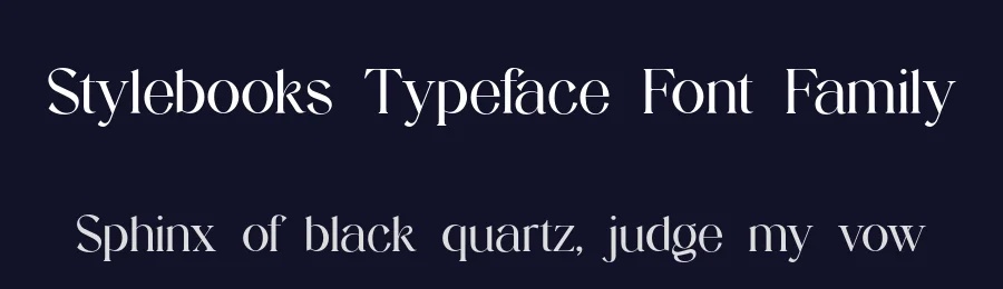 Stylebooks Typeface Font Family by UICreative — Serif Font — thumbnail 2