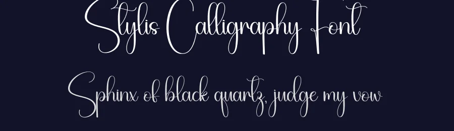 Stylis Calligraphy Font by creativeletter — Script Handwritten Font — thumbnail 2