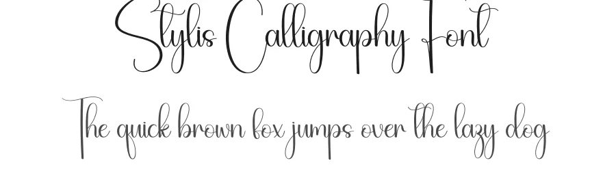 Stylis Calligraphy Font by creativeletter — Script Handwritten Font
