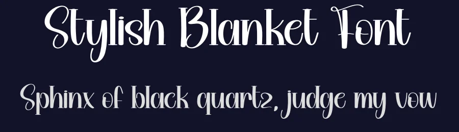 Stylish Blanket Font by creativeletter — Script Handwritten Font — thumbnail 2