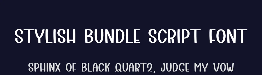 Stylish Bundle Script Font by freshtypeink — Display Font — thumbnail 2