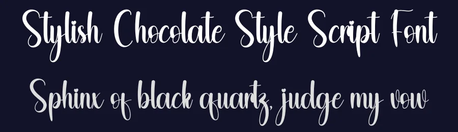 Stylish Chocolate Style Script Font by andikastudio — Script Handwritten Font — thumbnail 2