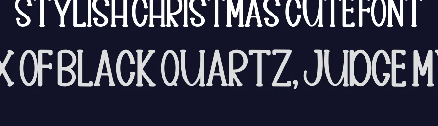 Stylish Christmas Cute Font by inermediaSTUDIO — Display Font — thumbnail 2