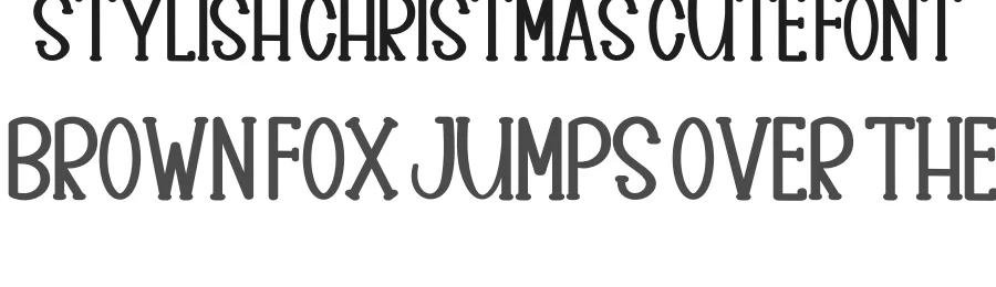 Stylish Christmas Cute Font by inermediaSTUDIO — Display Font