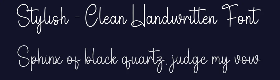 Stylish – Clean Handwritten Font by andikastudio — Script Handwritten Font — thumbnail 2