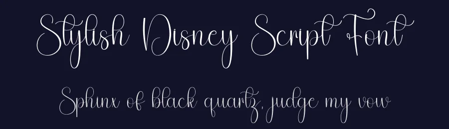 Stylish Disney Script Font by freshtypeink — Script Handwritten Font — thumbnail 2