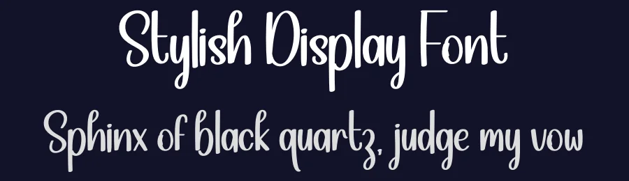 Stylish Display Font by creativeletter — Script Handwritten Font — thumbnail 2