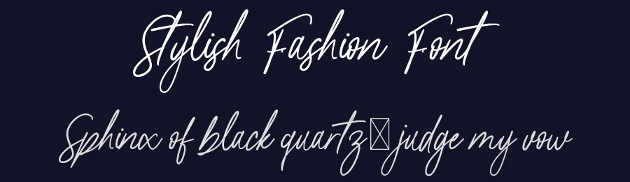 Stylish Fashion Font by wibisono2001 — Serif Font — thumbnail 2