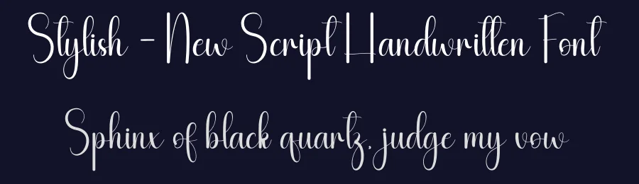 Stylish – New Script Handwritten Font by andikastudio — Script Handwritten Font — thumbnail 2