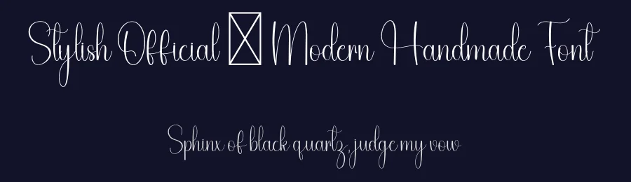 Stylish Official – Modern Handmade Font by freshtypeink — Script Handwritten Font — thumbnail 2