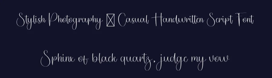 Stylish Photography – Casual Handwritten Script Font by freshtypeink — Script Handwritten Font — thumbnail 2