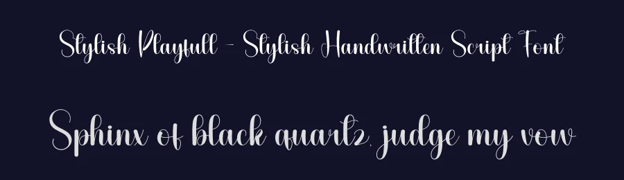 Stylish Playfull – Stylish Handwritten Script Font by andikastudio — Script Handwritten Font — thumbnail 2