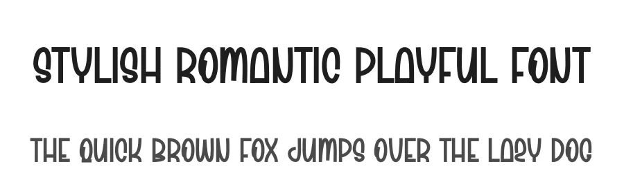Stylish Romantic Playful Font by creativeletter — Script Handwritten Font