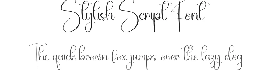 Stylish Script Font by creativeletter — Script Handwritten Font